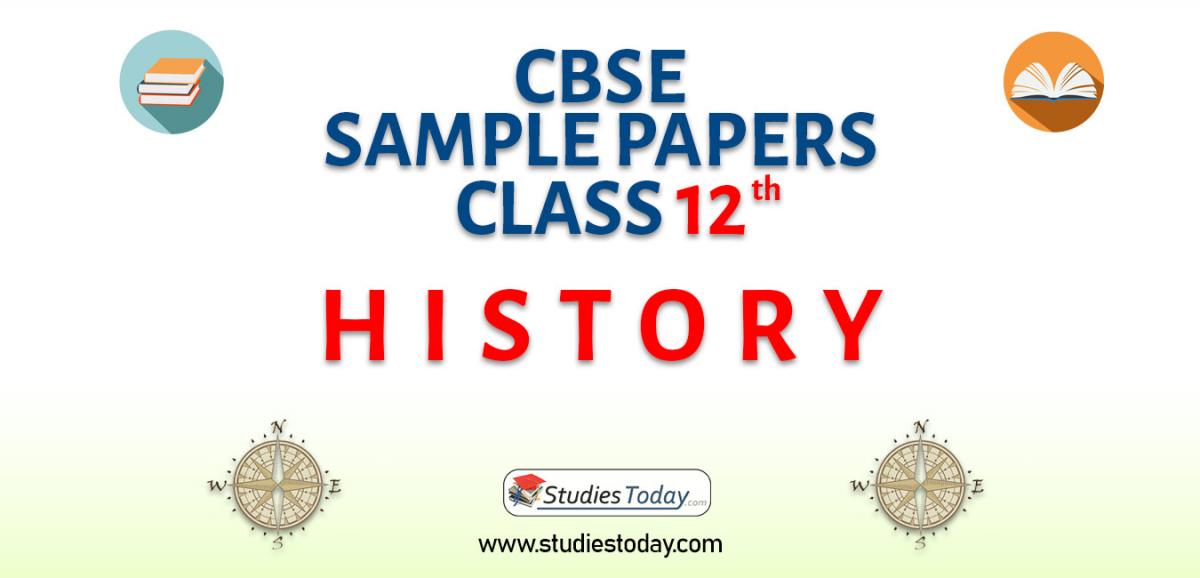 CBSE Sample Paper Class 12 History Solved Pdf Download